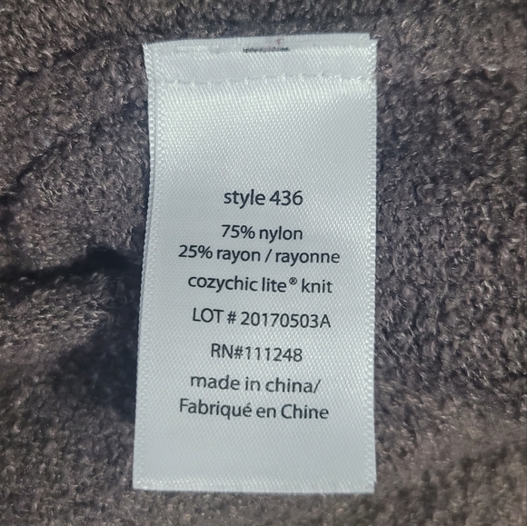 Barefoot Dreams Brown Tan Ombre Cozychic Lite Knit Long Cardigan S/M - Picture 7 of 9